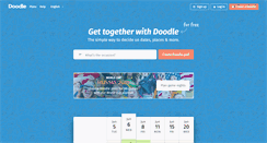 Desktop Screenshot of doodle.com